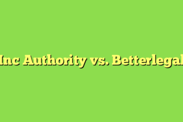 Inc Authority vs. Betterlegal