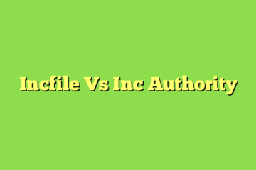 Incfile Vs Inc Authority