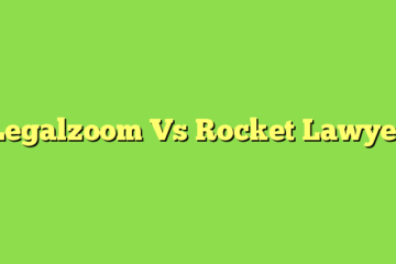 Legalzoom Vs Rocket Lawyer