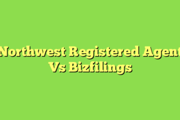 Northwest Registered Agent Vs Bizfilings