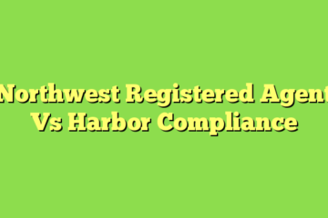 Northwest Registered Agent Vs Harbor Compliance
