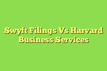 Swyft Filings Vs Harvard Business Services